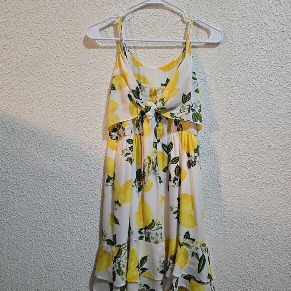 She + Sky Womens Lemon Print Sundress Large - Picture 5 of 5